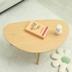 Modern Oval Coffee Table for Small Spaces