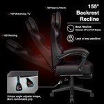 VITESSE Big & Tall Gaming Chair with Footrest