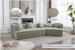 Modular Green Sofa Couch for Mancave Comfort