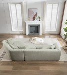 Modular Green Sofa Couch for Mancave Comfort