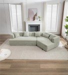 Modular Green Sofa Couch for Mancave Comfort