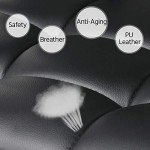 Adjustable Black Bar Stools with Armrests - 4 Pack