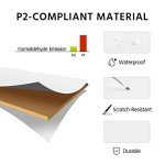 Yaheetech 2-Tier White Coffee Table with Storage