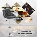 Adjustable Swivel Bar Stools Set of 2