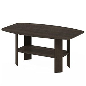 Dark Brown Simple Design Coffee Table for Mancave
