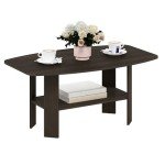 Dark Brown Simple Design Coffee Table for Mancave