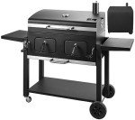 Extra Large Charcoal Grill with Adjustable Trays