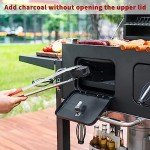 Extra Large Charcoal Grill with Adjustable Trays