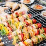 Extra Large Charcoal Grill with Adjustable Trays