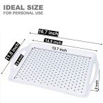 Non-Slip Serving Tray Set with Handles - 2 Pack