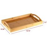 Bamboo Serving Tray with Handles for Every Occasion