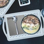 Non-Slip Serving Tray Set with Handles - 2 Pack