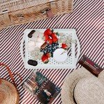 Non-Slip Serving Tray Set with Handles - 2 Pack