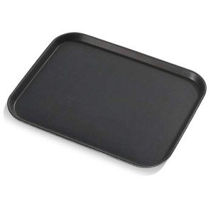 Restaurant Non-Slip Tray - 14"x18" Black
