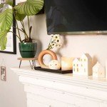 Matte Black Ceramic Serving Platters - Set of 4