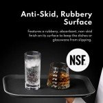 Restaurant Non-Slip Tray - 14"x18" Black