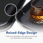 Restaurant Non-Slip Tray - 14"x18" Black