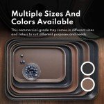 Restaurant Non-Slip Tray - 14"x18" Black