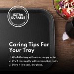 Restaurant Non-Slip Tray - 14"x18" Black