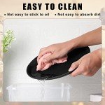 Non-Slip Black Serving Tray Set - 8 Pieces