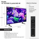 Samsung 70" 4K UHD Smart TV with Home Theater