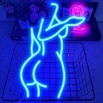 LED Neon Sign: 'Lady Back' for Mancave