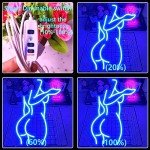 LED Neon Sign: 'Lady Back' for Mancave