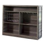 Coaster Home Furnishings Rectangular Bar Cabinet in Oak
