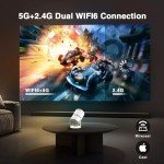 Smart Mini Projector with WiFi & Bluetooth