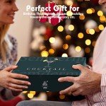 26-Piece Cocktail Shaker Set with Bamboo Stand