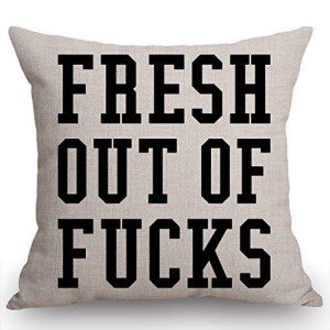 Funny Quote Throw Pillow Case for Mancave 18"x18