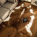 Benron Cowhide Rug - Stylish Western Accent 5.3x6.2ft