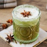 Retro Floral Drinking Glasses Set of 6