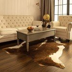 Benron Cowhide Rug - Stylish Western Accent 5.3x6.2ft
