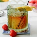 Retro Floral Drinking Glasses Set of 6