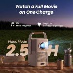 Yaber T2 Portable 1080P Projector with WiFi & Bluetooth