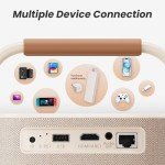 Yaber T2 Portable 1080P Projector with WiFi & Bluetooth