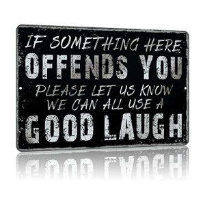 Funny Vintage Garage Metal Sign for Mancave