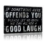 Funny Vintage Garage Metal Sign for Mancave