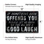 Funny Vintage Garage Metal Sign for Mancave