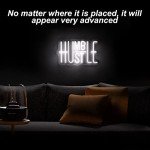 Hustle LED Neon Sign for Mancave Decor