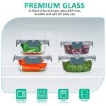 24-Piece Stackable Glass Food Storage Set