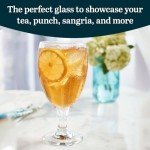 Classic Clear Glass Goblet Set of 12
