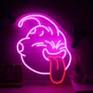 Majin Buu Neon Light for Man Cave Decor