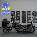 Dimmable Skull Garage Neon Sign for Man Cave