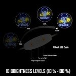 Dimmable Skull Garage Neon Sign for Man Cave