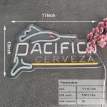 Pacific Beer Bar Neon Sign for Mancave