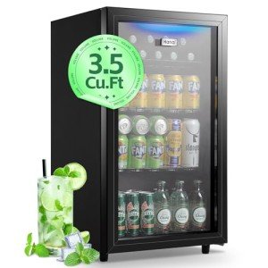 Compact Beverage Cooler for Home Bar or Office