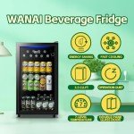 Compact Beverage Cooler for Home Bar or Office