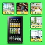 Compact Beverage Cooler for Home Bar or Office